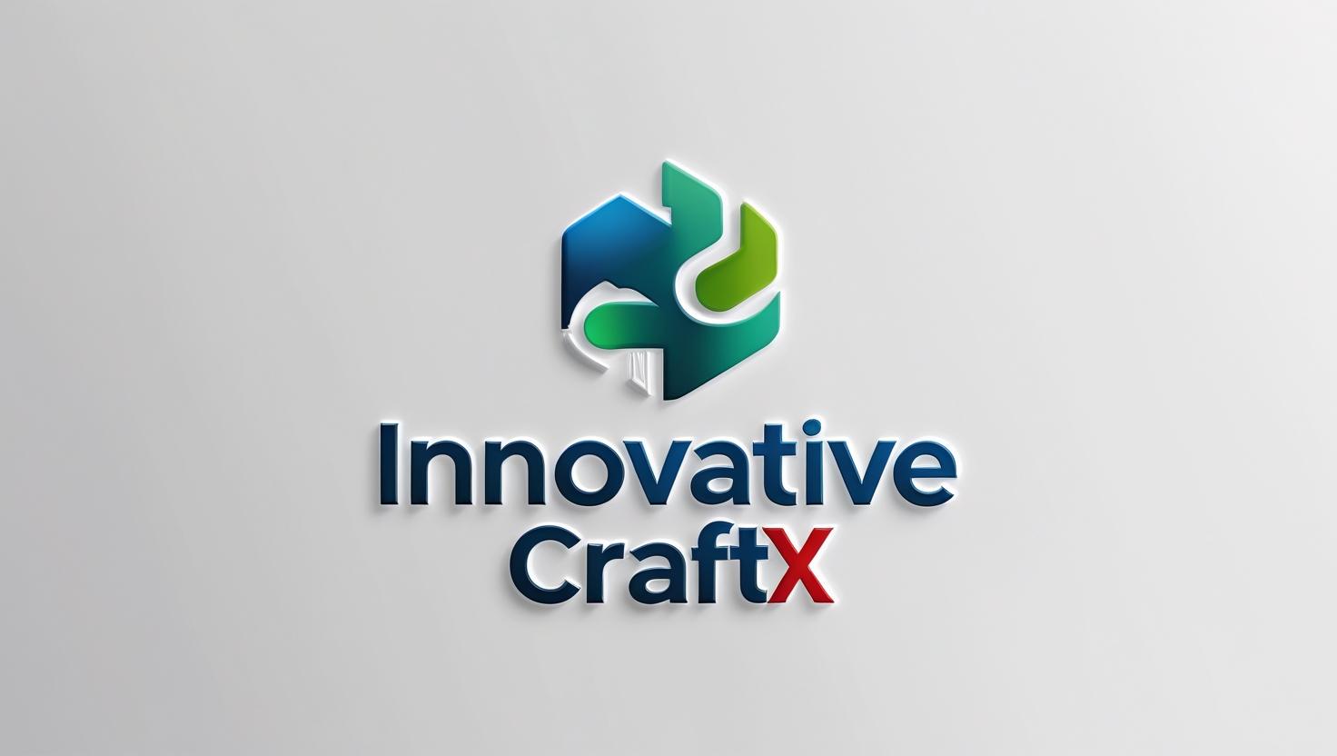 Create a logo namely as _Innovative Craftx_ - a software developer team